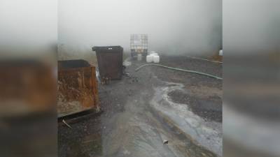 В Дзержинске дым от разлитой неизвестной жидкости приняли за пожар