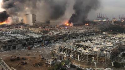 Ущерб от взрывов в Бейруте власти оценивают в 15 млрд долларов