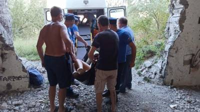 Воронежские туристы упали в заброшенную шахту Крымской АЭС