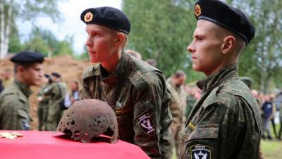 В Тверской области перезахоронили останки почти 500 красноармейцев