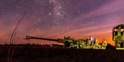 «Фиолетовый дождь»: Сеть поразила фотография с военных учений морской пехоты США