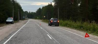 Автомобиль сбил мужчину на федеральной трассе в Карелии