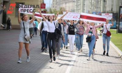 Минские врачи выступили демонстрацией против насилия