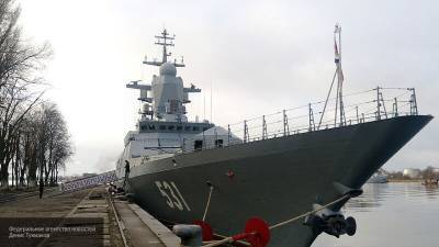 Испытания новейшего корвета РФ "Василий Быков" начались на Северном флоте