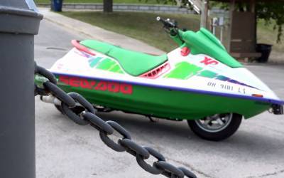 Сухопутный гидроцикл - самый странный Suzuki