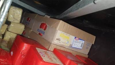 В рейсовом автобусе в Украину перевозили более 400 кг сыра