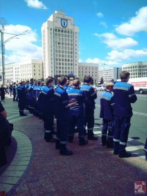 Работники Минского метрополитена присоединились к акции протеста