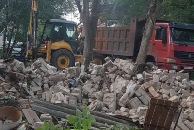 В Иванове начали сносить бесхозные постройки, представляющие угрозу безопасности