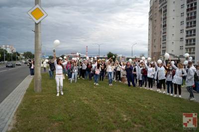 До пяти тысяч человек вышли в Могилеве на марш против насилия