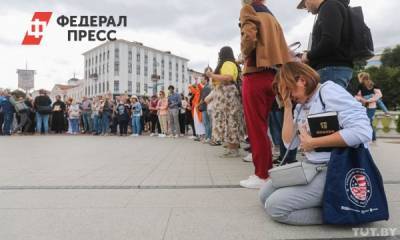 Сотрудники минского метро вышли поддержать протестующих