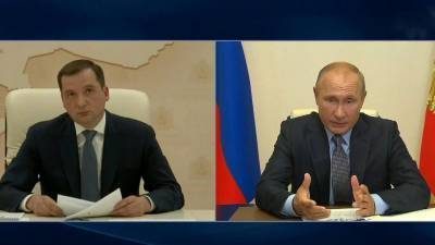 Владимир Путин обсудил с врио губернатора Архангельской области социально-экономическое развитие региона