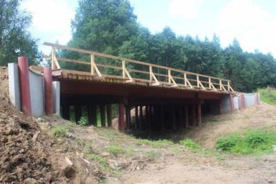 Новости из костромской глубинки: в Кологривском районе новый мост через Верхнюю Ичежу