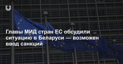 Главы МИД стран ЕС обсудили ситуацию в Беларуси — возможен ввод санкций