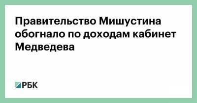 Правительство Мишустина обогнало по доходам кабинет Медведева