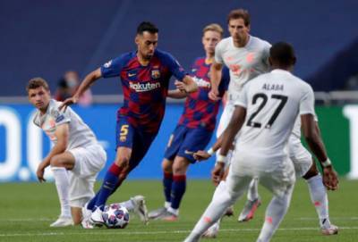 «Бавария» в Лиге чемпионов разгромила «Барселону» со счетом 8:2