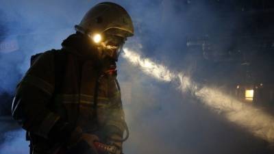 Два человека сгорели при пожаре в частном доме в Подмосковье
