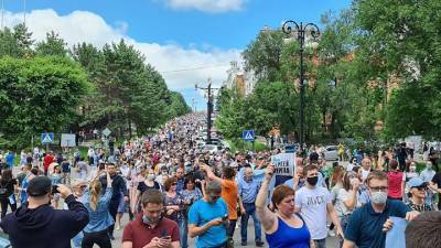 Очередная массовая акция проходит в Хабаровске