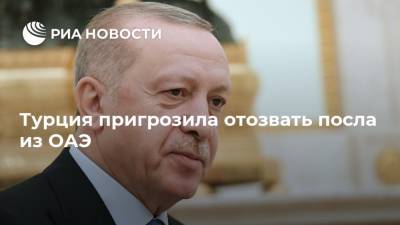 Турция пригрозила отозвать посла из ОАЭ