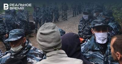 В Башкирии на защитников Куштау напали люди в камуфляже