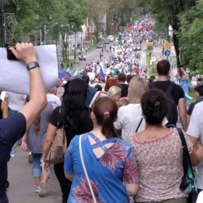 В Хабаровске новые акции протеста - за свободу Фургала и в поддержку народа Беларуси