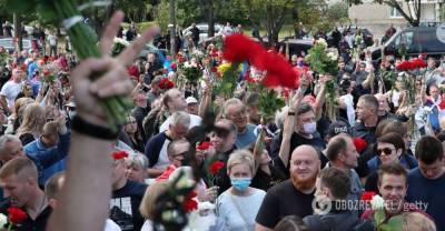 В Минске тысячи людей пришли проститься с первой жертвой протестов. Фото и видео | Мир | OBOZREVATEL