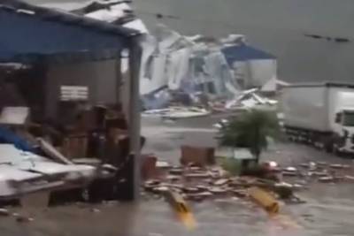 Ураган на юге Бразилии лишил крова более 830 человек