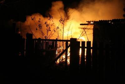 При пожаре в Ивановской области пострадал человек
