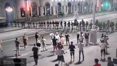 СМИ опубликовали кадры гибели демонстранта в Минске