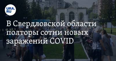 В Свердловской области полторы сотни новых заражений COVID