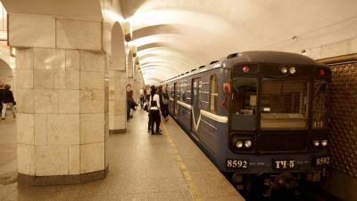 В Петербурге массовая драка в вагоне метро попала на видео