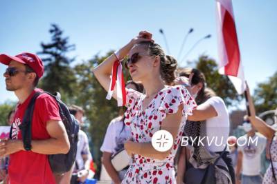 «Марш за вільну Білорусь»: в Киеве стартовала очередная акция солидарности