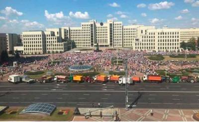 В Минске собирается митинг в поддержку Лукашенко