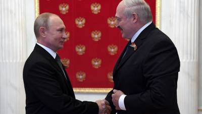 Путин и Лукашенко договорились совместно реагировать "в случае обострения ситуации"
