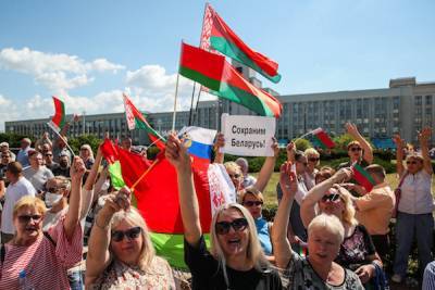 МВД Белоруссии назвало число участников митинга в поддержку Лукашенко