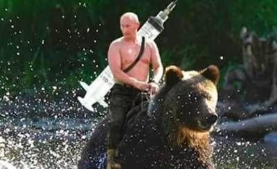 Hamshahri (Иран): Путин, вооруженный вакциной «Спутник V», верхом на медведе отправился на войну с covid-19