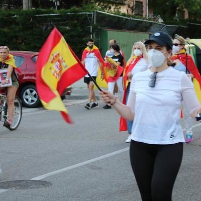 В Испании проходит акция протеста против мер по борьбе с пандемией