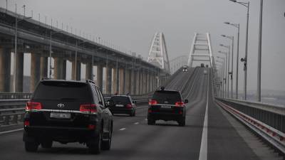 Новый рекорд трафика установили на Крымском мосту