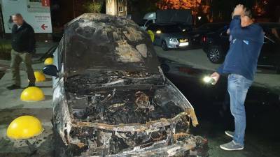 В Киеве сожгли машину журналистов, которые проводят политические расследования