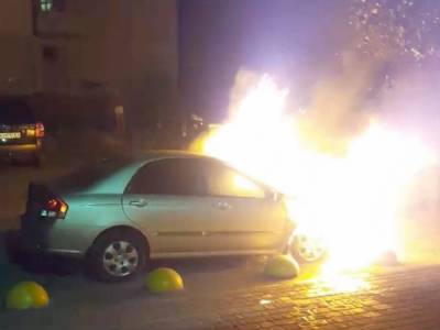 В Киевской области ночью сожгли автомобиль журналистов-расследователей