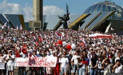 МВД Беларуси отрицает задержания после акции в воскресенье