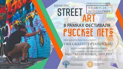Поиск рэперов и уличных художников в Воронеже начал фестиваль «Русское лето»