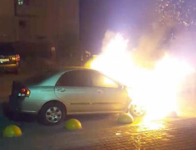 На Киевщине ночью сожгли авто журналистов программы "Схемы"