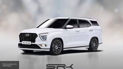 Появились первые изображения семиместной Hyundai Creta