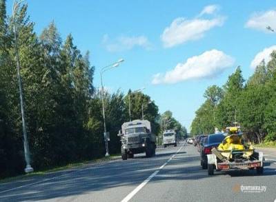 CIT: на пути к Беларуси заметили десятки грузовиков Росгвардии