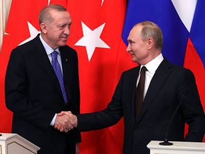 Путин поговорил с Эрдоганом о Ливии и Сирии