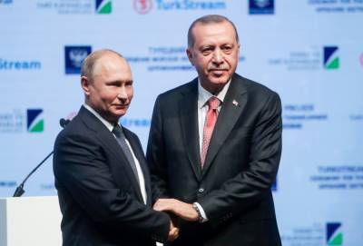 Путин и Эрдоган обсудили важность обеспечения санитарных норм для россиян в Турции