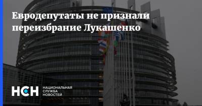 Евродепутаты не признали переизбрание Лукашенко