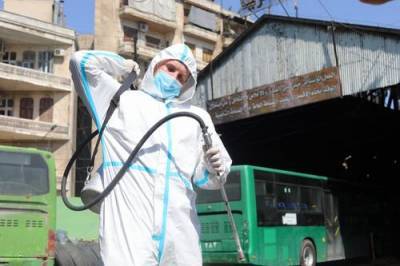 Войска РХБЗ РФ помогают сирийцам бороться с коронавирусом