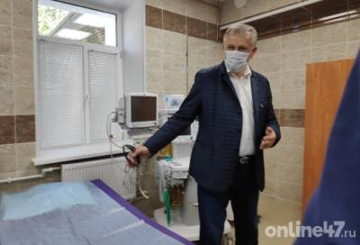 Александр Дрозденко проверил приемное отделение Лодейнопольской межрайонной больницы