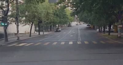 Ворона чинно переходит улицу по "зебре" в Ереване - очень забавное видео сразило Сеть
